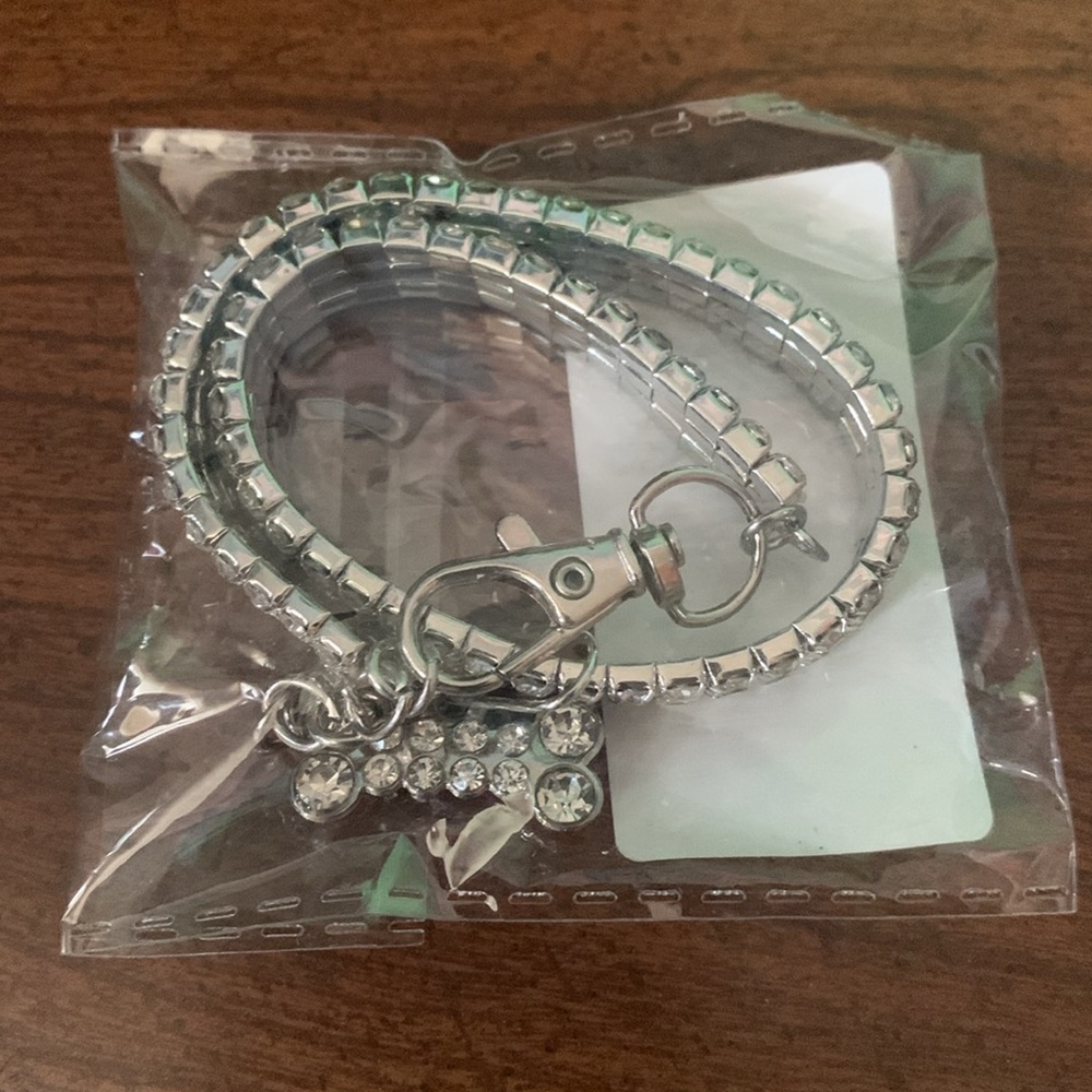 NWT No Label Bling Rhinestones Pet Necklace Collar - Picture 7 of 7